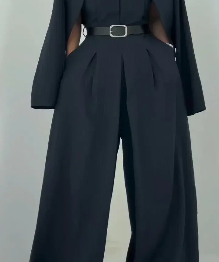 Julia Traje para Mujer - Chaqueta Oversize + Mono Bustier Alba Madrid
