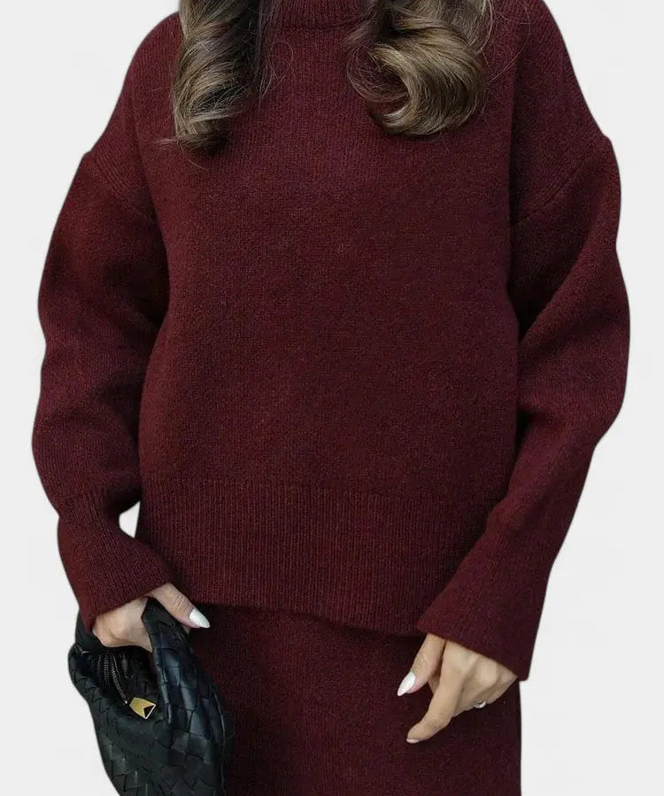 Marie Conjunto de Punto Elegante Alba Madrid