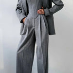Dolce - Conjunto de Tres Piezas con Blazer de Doble Botonadura Alba Madrid