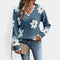 Thea Suéter Floral Elegante Con Cuello En V Alba Madrid