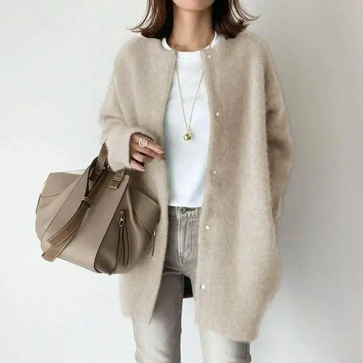 Vanna Chaqueta de Punto Lujosa con Botones Alba Madrid