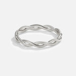 Anillo Giratorio de Plata 18K Infinidad Alba Madrid