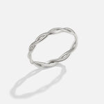 Anillo Giratorio de Plata 18K Infinidad Alba Madrid