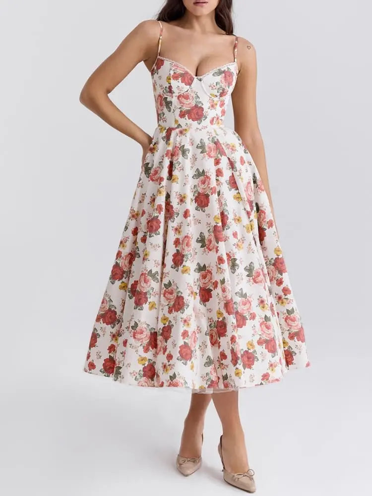 Arielle | Vestido Midi de Lujo Alba Madrid