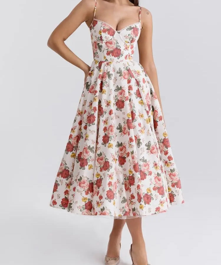Arielle | Vestido Midi de Lujo Alba Madrid