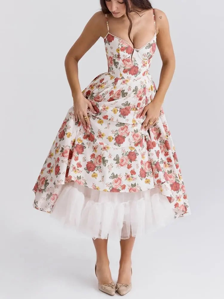 Arielle | Vestido Midi de Lujo Alba Madrid