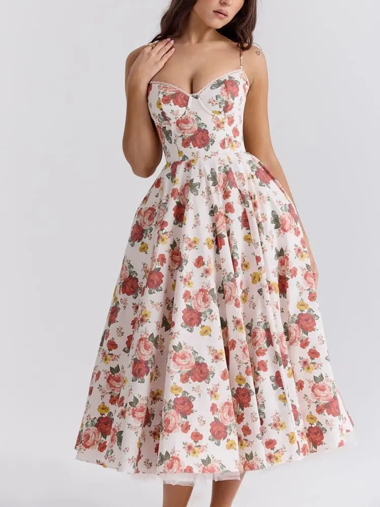 Arielle | Vestido Midi de Lujo Alba Madrid