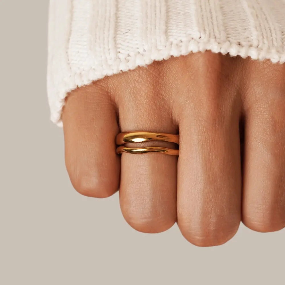 Conjunto de Anillos de Olas Alba Madrid