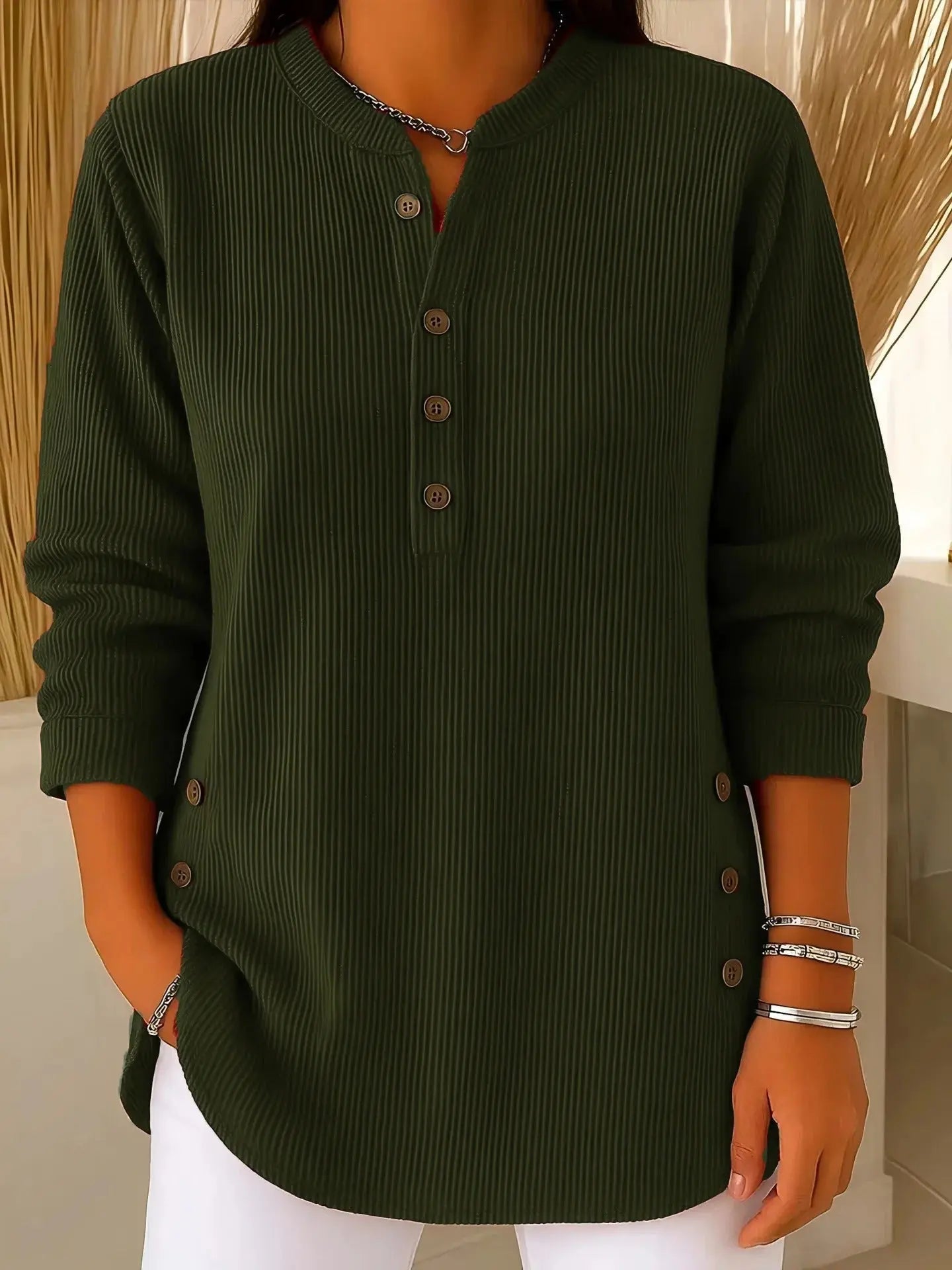 Elise Jersey de Punto Liso con Mangas Largas Alba Madrid