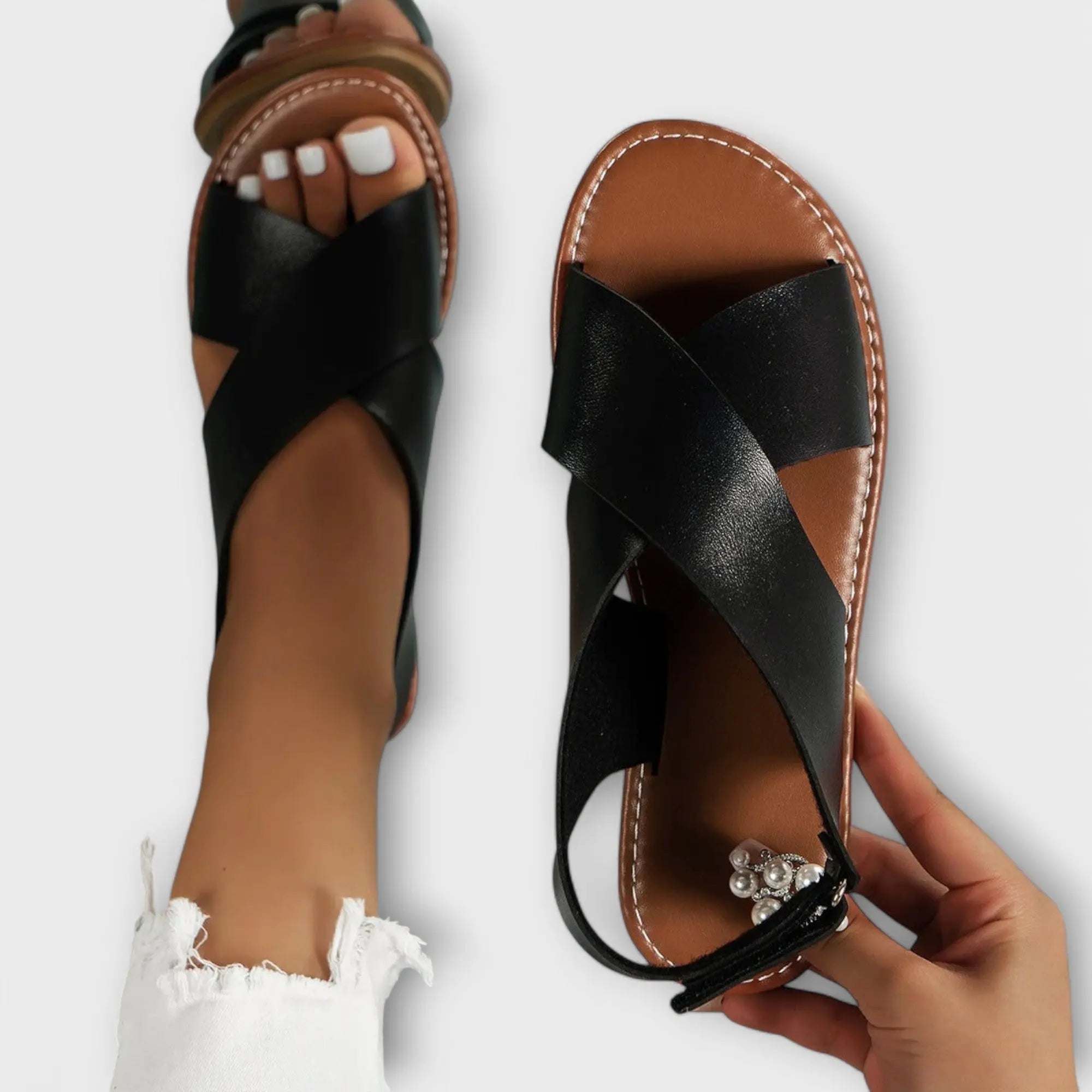 Savannah - Sandalias de mujer con hebilla Alba Madrid