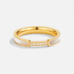 Bibiana - Anillo de Perlas y Cristales Alba Madrid