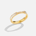 Bibiana - Anillo de Perlas y Cristales Alba Madrid