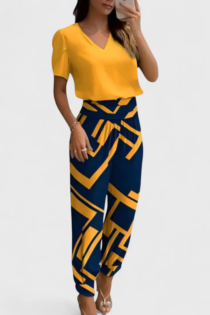 Cassandra | Conjunto de Blusa y Pantalones Alba Madrid
