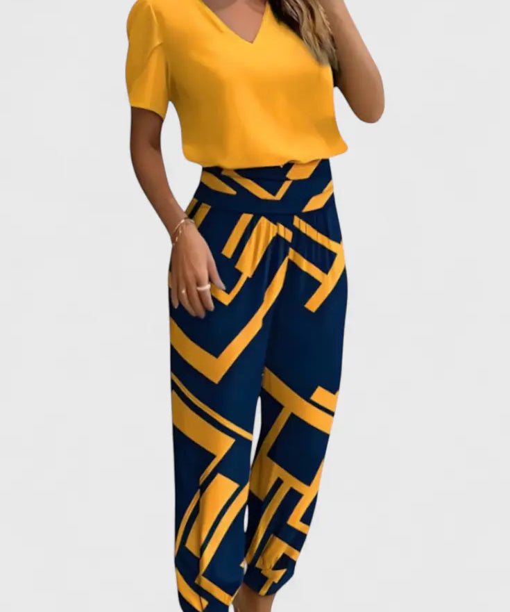 Cassandra | Conjunto de Blusa y Pantalones Alba Madrid