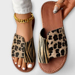 Julia - Elegantes Sandalias Bicolores con Estampado de Leopardo Alba Madrid