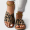 Julia - Elegantes Sandalias Bicolores con Estampado de Leopardo Alba Madrid