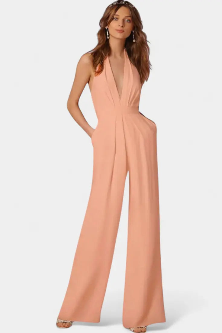 Lila Mono de Pierna Ancha con Elegancia Ligera Alba Madrid