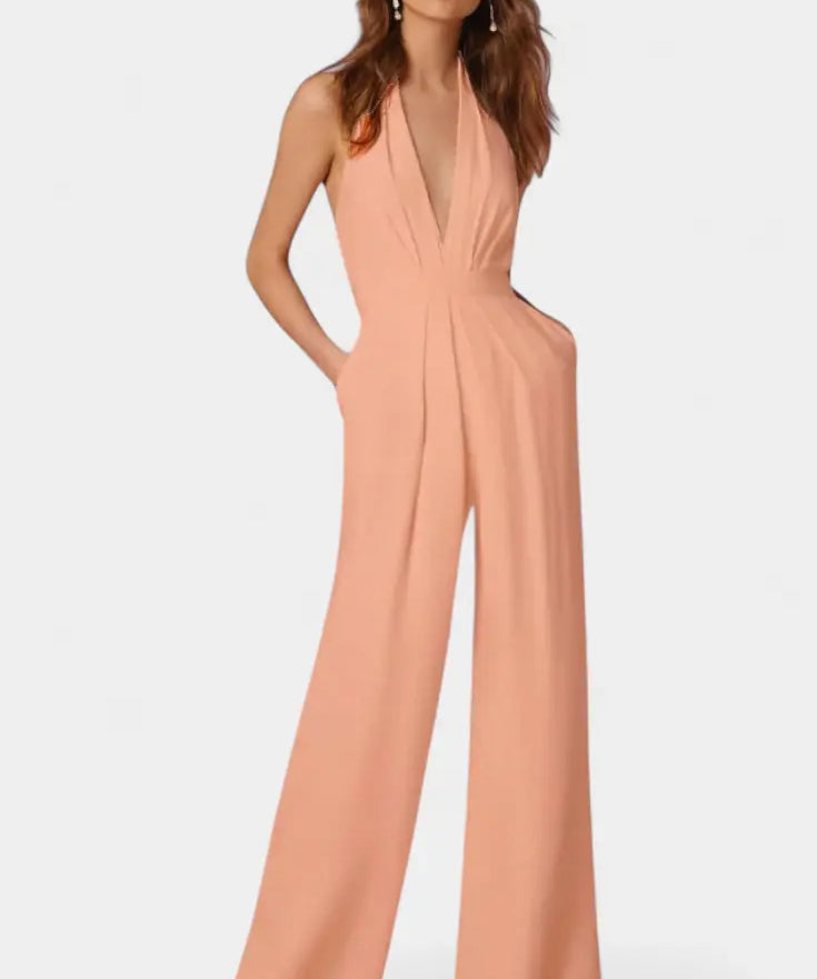 Lila Mono de Pierna Ancha con Elegancia Ligera Alba Madrid