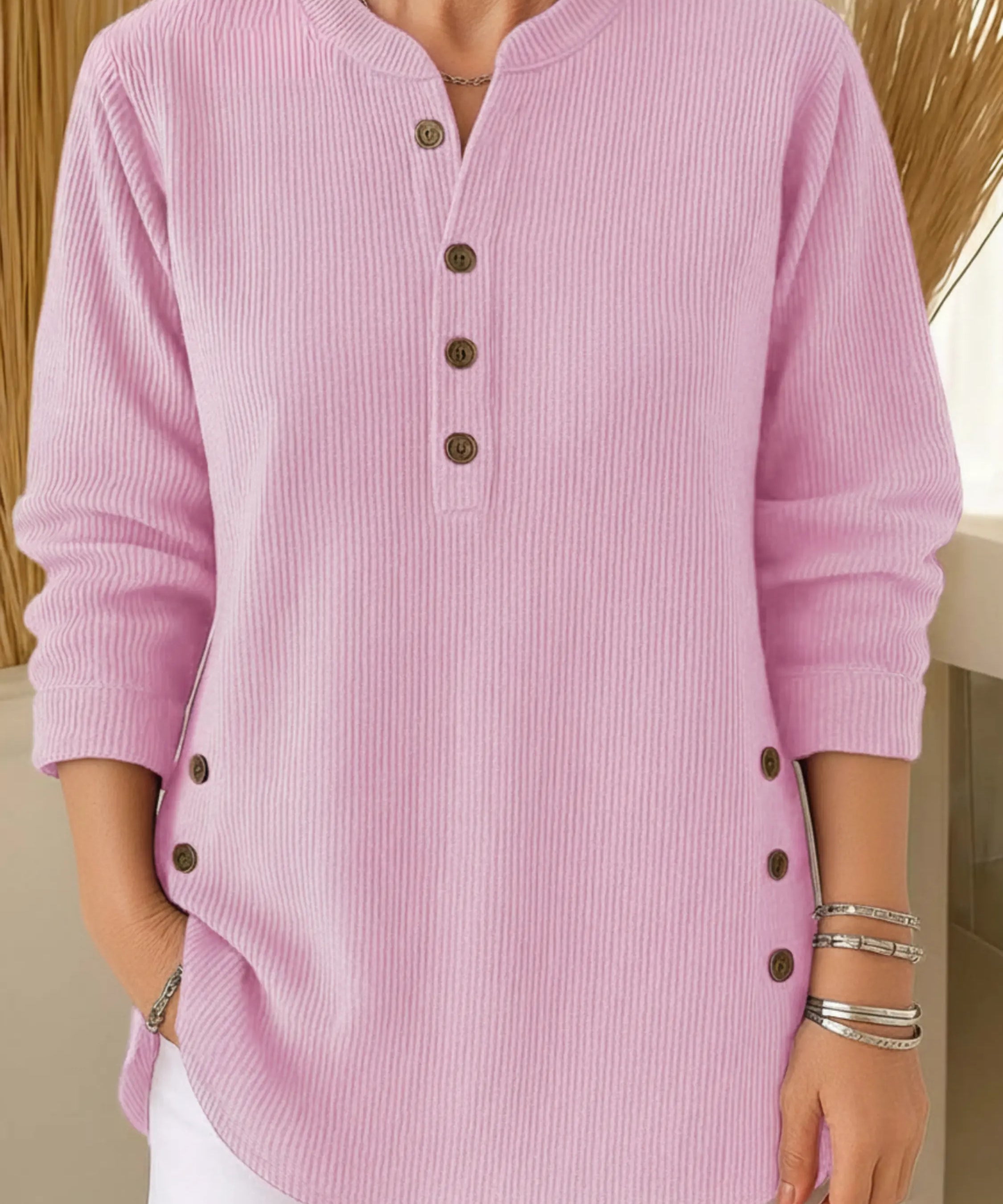 Elise Jersey de Punto Liso con Mangas Largas Alba Madrid
