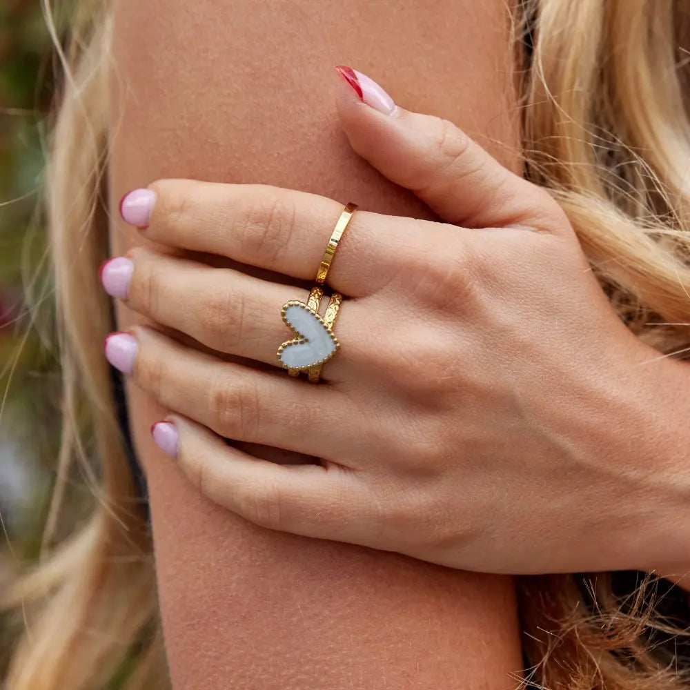'Corazón Puro' Anillo de Oro Alba Madrid