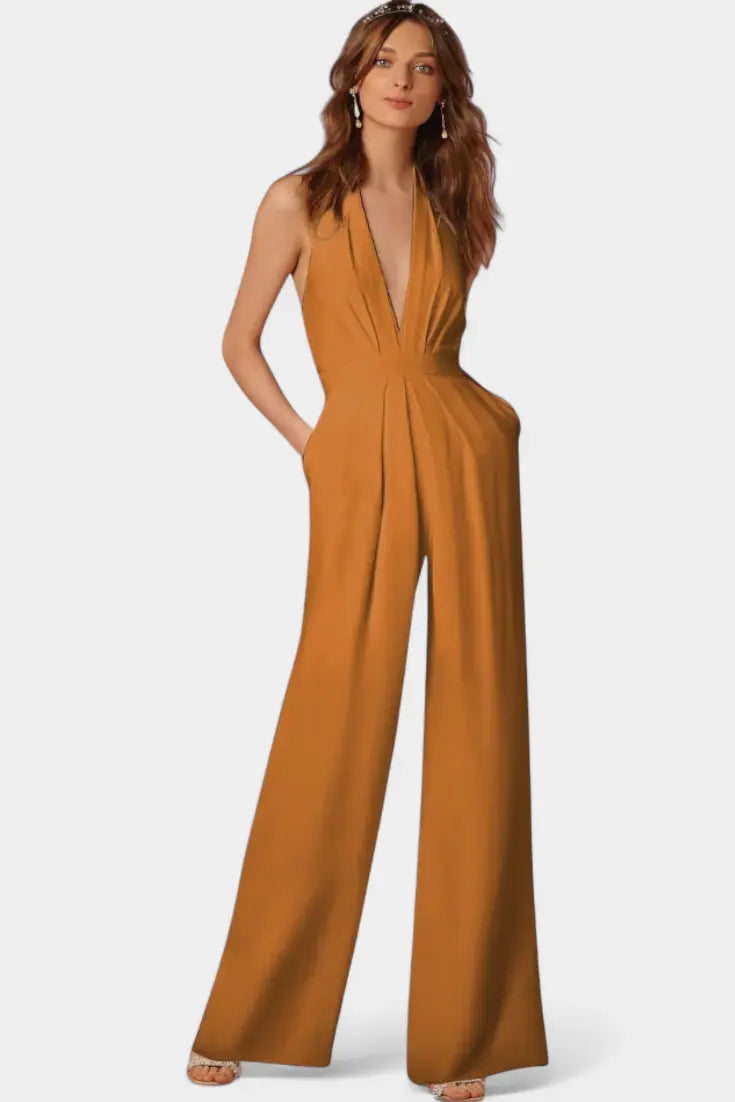 Lila Mono de Pierna Ancha con Elegancia Ligera Alba Madrid