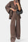 Eli Conjunto Oversize de Top con Cuello en V y Pantalón Recto Alba Madrid