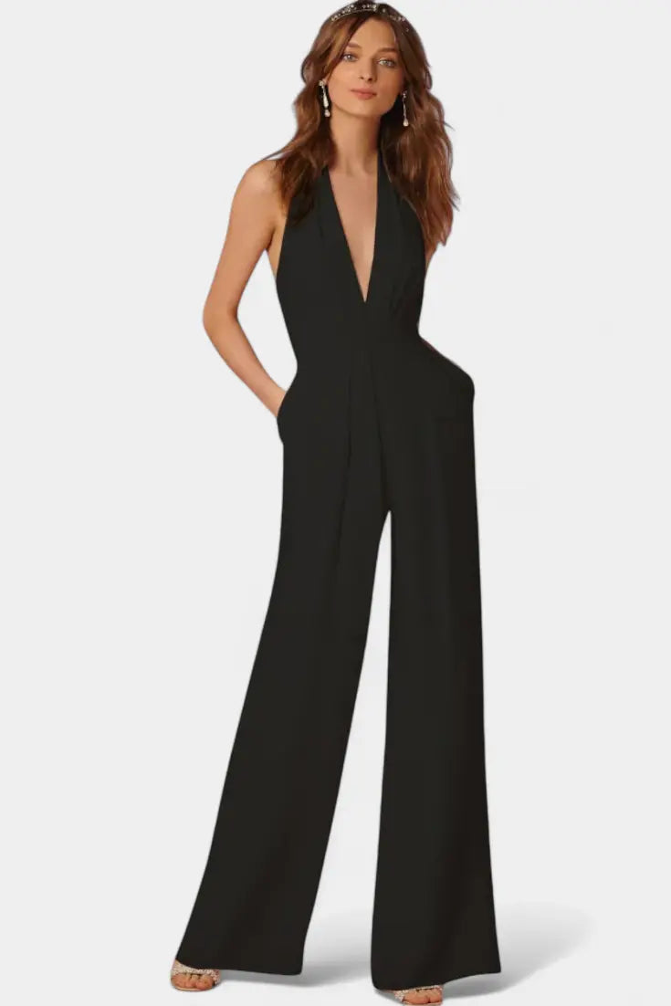 Lila Mono de Pierna Ancha con Elegancia Ligera Alba Madrid