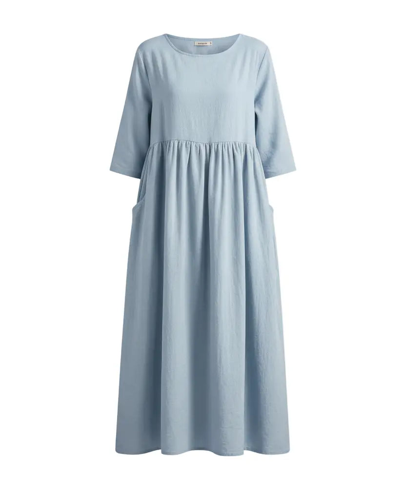 Selina™ | Vestido de Algodón Elegante y Favorable Alba Madrid