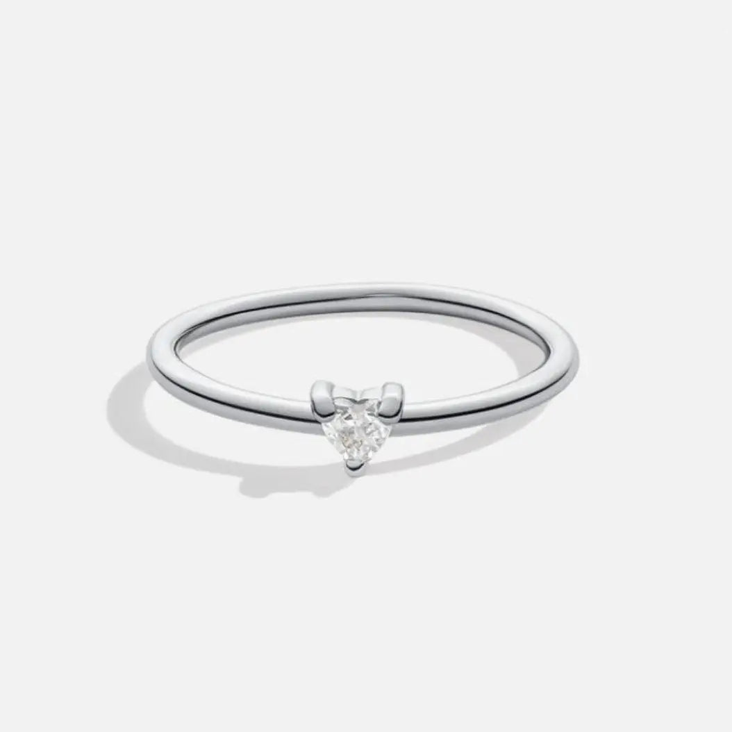 Anillo de Corazón de Cristal 'Kleine Liebe' Alba Madrid