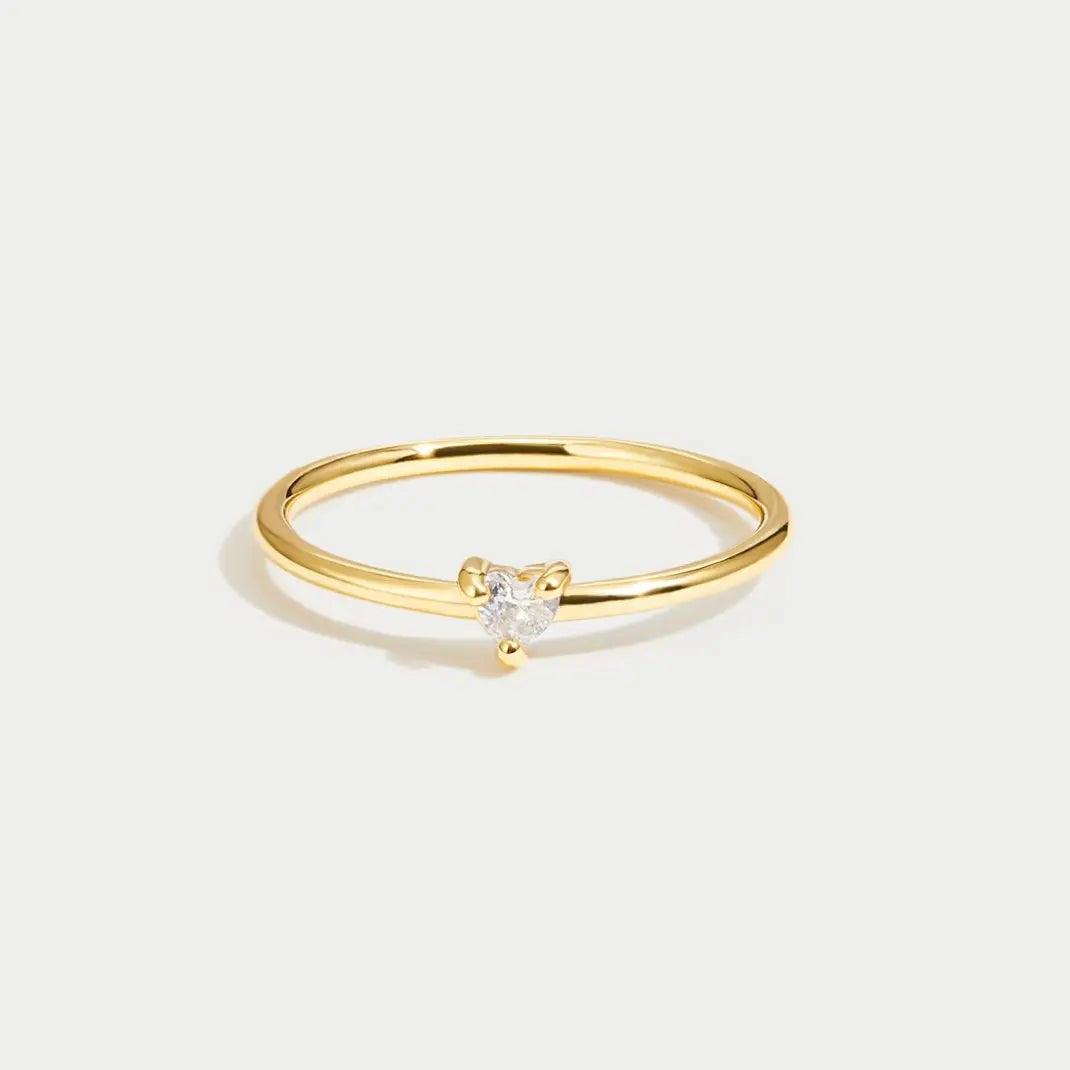Jimena - Anillo de Corazón de Cristal Alba Madrid