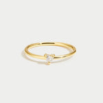 Jimena - Anillo de Corazón de Cristal Alba Madrid