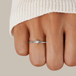 Anillo de Corazón de Cristal 'Kleine Liebe' Alba Madrid