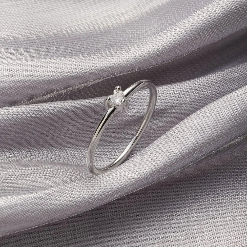 Anillo de Corazón de Cristal 'Kleine Liebe' Alba Madrid