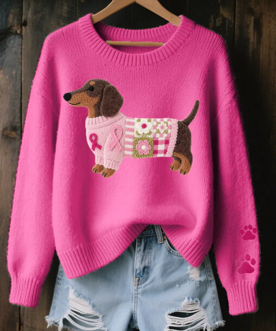Amor Teckel™ – Suéter Patchwork Acogedor Alba Madrid
