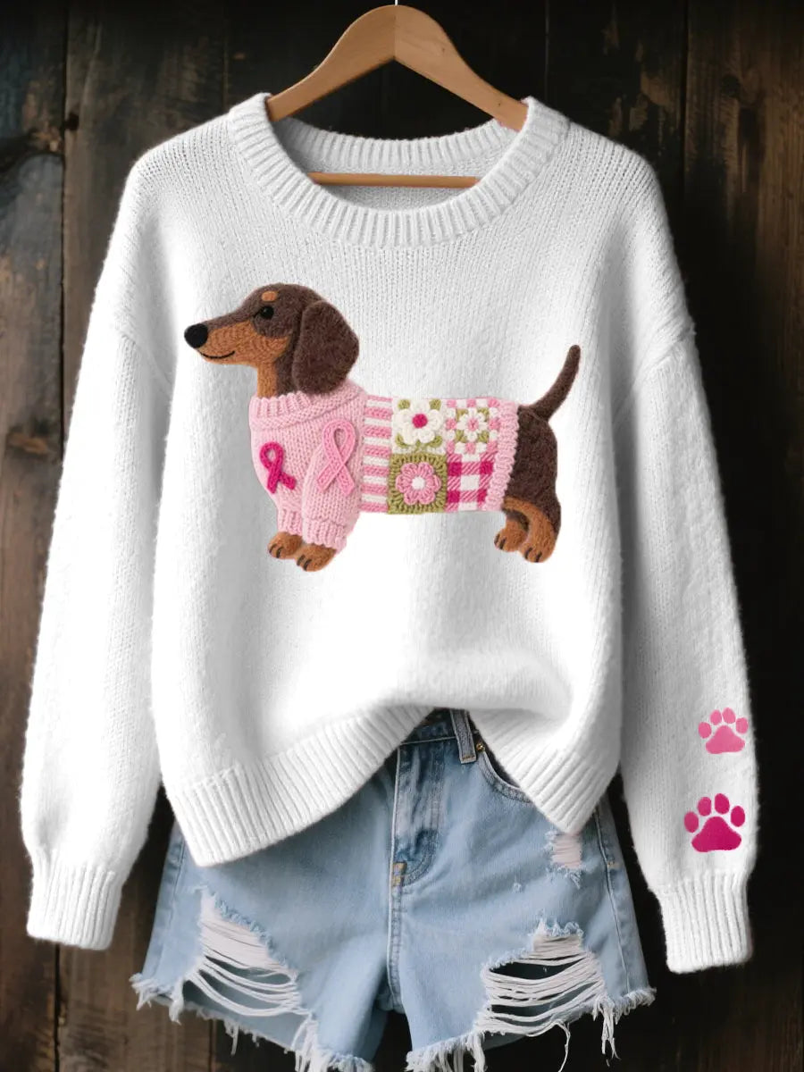 Amor Teckel™ – Suéter Patchwork Acogedor Alba Madrid
