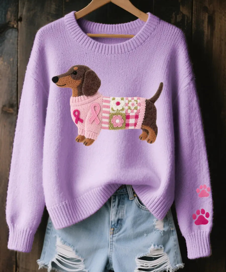 Amor Teckel™ – Suéter Patchwork Acogedor Alba Madrid
