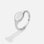 Anillo de plata para el solsticio de verano Alba Madrid