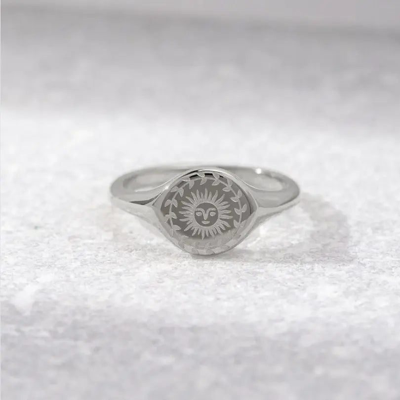 Anillo de plata para el solsticio de verano Alba Madrid