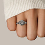 Anillo de plata para el solsticio de verano Alba Madrid