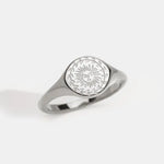 Anillo de plata para el solsticio de verano Alba Madrid