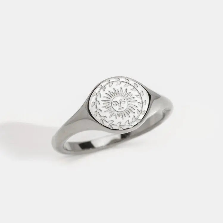 Anillo de plata para el solsticio de verano Alba Madrid