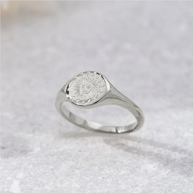 Anillo de plata para el solsticio de verano Alba Madrid