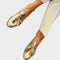 Cloe | Mocasines Dorados Alba Madrid