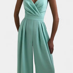 Romily Mono Sexy con Tirantes y Pierna Ancha Elegante Alba Madrid