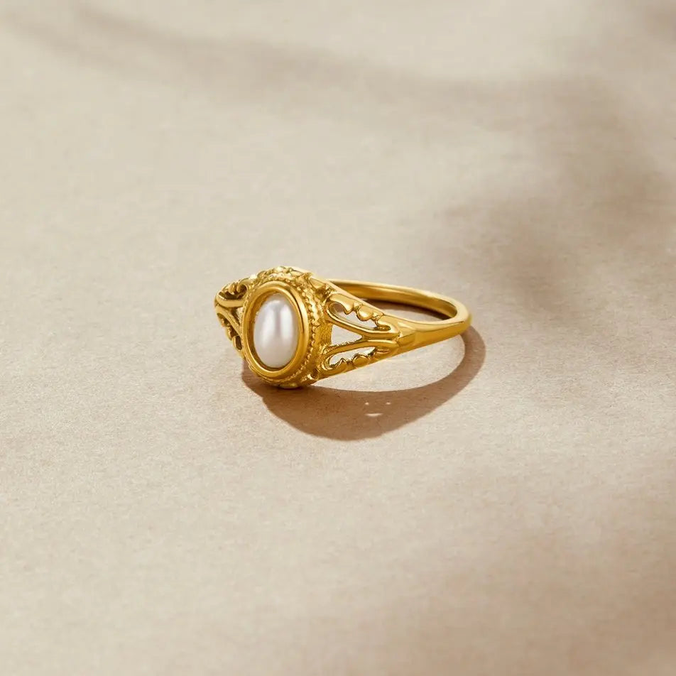 Aitana - Anillo de Perlas Vintage Alba Madrid