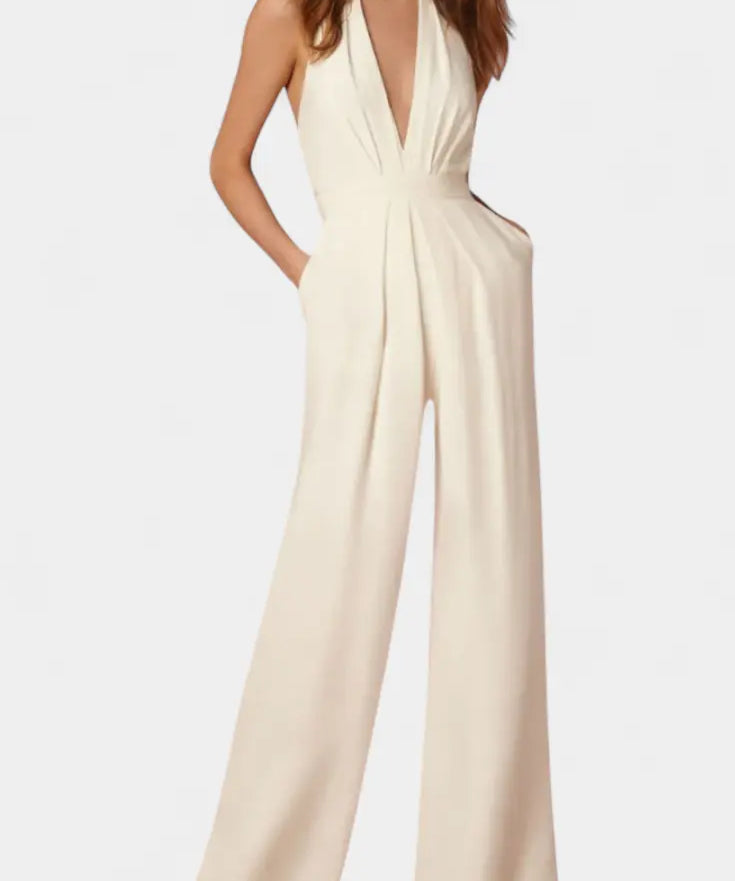 Lila Mono de Pierna Ancha con Elegancia Ligera Alba Madrid