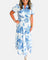 Alejandra - Vestido Largo Clásico con Estampado Toile Alba Madrid