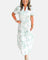 Alejandra - Vestido Largo Clásico con Estampado Toile Alba Madrid