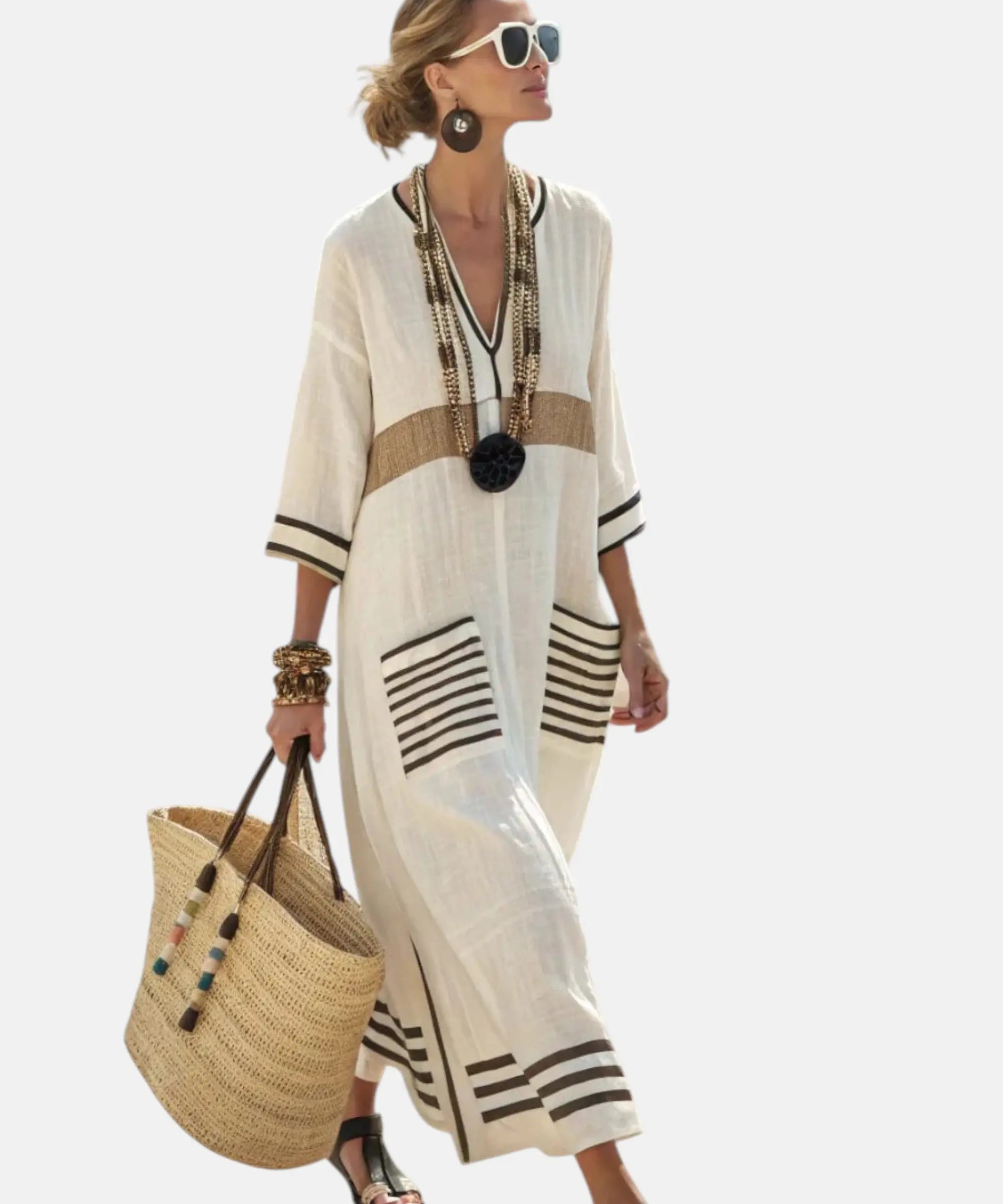 Begoña - Vestido Largo Elegante y Confortable Alba Madrid