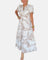 Alejandra - Vestido Largo Clásico con Estampado Toile Alba Madrid